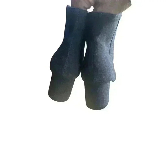 NEW L'Agence Jeanne Block Heel Charcoal Black Bootie Size 37/7 - Picture 7 of 12